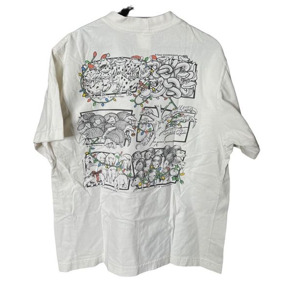 VTG Panama Christmas T Shirt Large - Picture 3 of 5